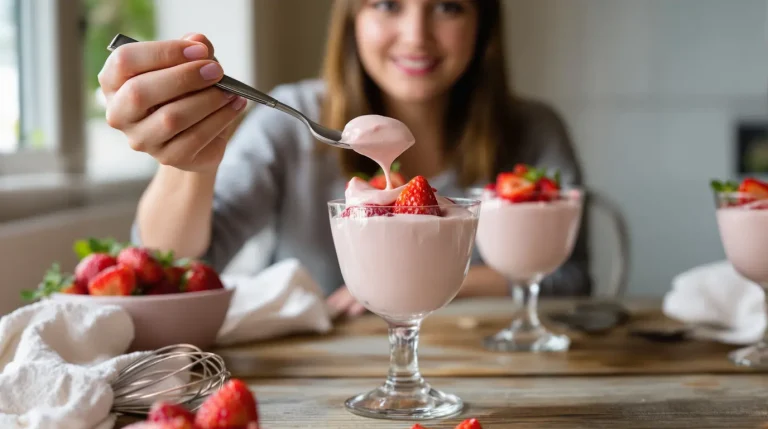 Ce dessert aux fraises à 2 ingrédients, sans cuisson, est celui que vous devez tester avant la fin du printemps