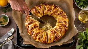 « J’ai failli ne pas oser la couper » : ma couronne feuilletée truite-fromage frais, facile et gourmande