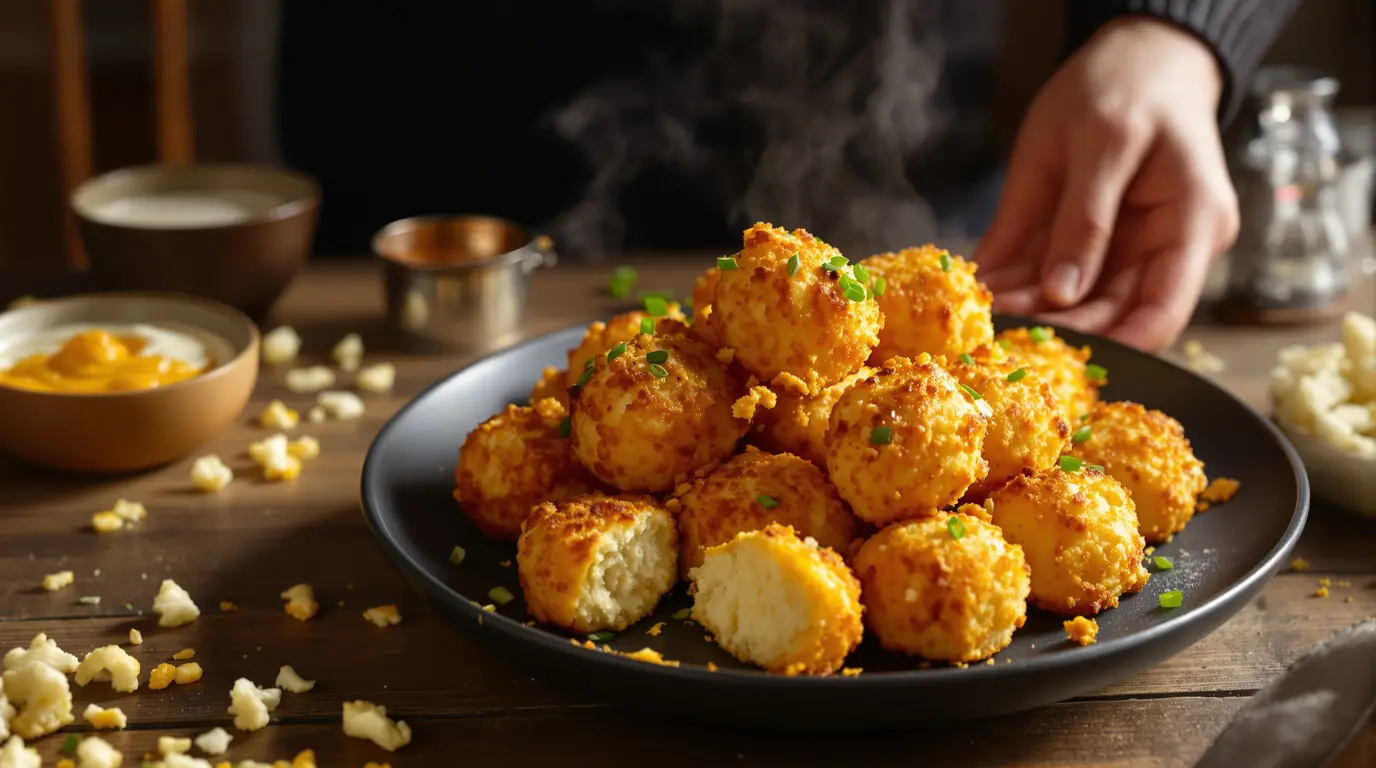 « J’en fais à chaque apéro d’hiver » : mes croquettes de chou-fleur dorées au four, prêtes en 30 minutes « J’en fais à chaque apéro d’hiver » : mes croquettes de chou-fleur dorées au four, prêtes en 30 minutes