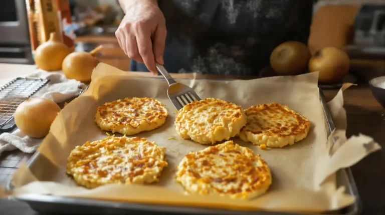 Je les prépare en 10 minutes : mes galettes de pommes de terre crousti-dorées au four, légères et bien meilleures que des frites