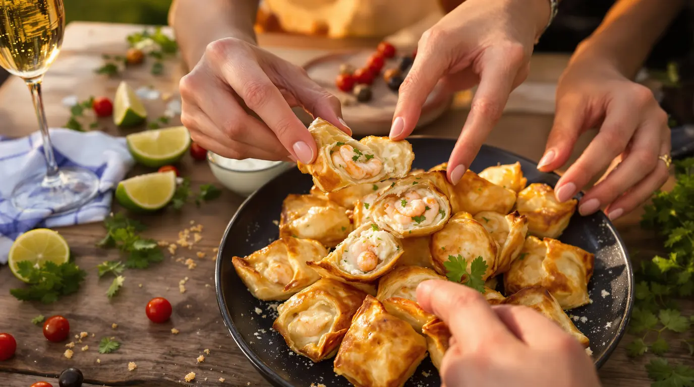 « À l’apéro, tout le monde m’a réclamé la recette » : ces bouchées croustillantes aux crevettes font un véritable carton « À l’apéro, tout le monde m’a réclamé la recette » : ces bouchées croustillantes aux crevettes font un véritable carton