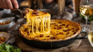 « On dirait une tartiflette, mais en mieux » : j’ai testé cette tarte à la raclette, ma famille l’adore