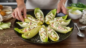 Petites barquettes d’endive au jambon : mon apéritif ultra express prêt en quelques minutes