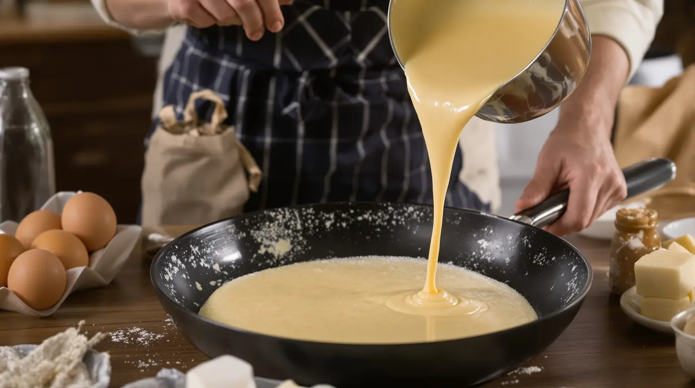 Un crêpier breton révèle sa vraie recette de pâte à crêpes : fluide, simple et fidèle à la tradition Un crêpier breton révèle sa vraie recette de pâte à crêpes : fluide, simple et fidèle à la tradition