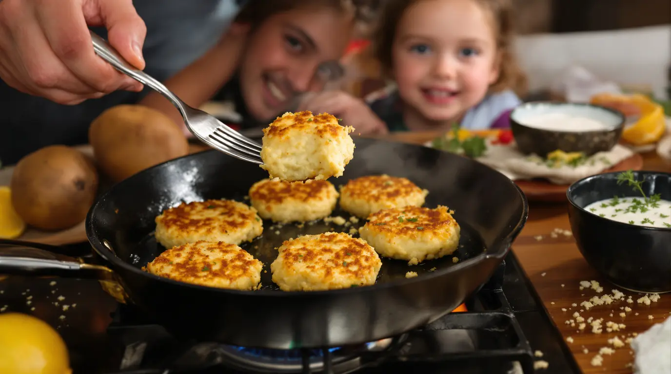 Avec 2 pommes de terre et une boîte de thon, j'improvise le dîner préféré de mes enfants en 20 min Avec 2 pommes de terre et une boîte de thon, j'improvise le dîner préféré de mes enfants en 20 min