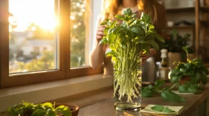 Basilic illimité tout l’été : la technique pour en avoir sans semis et personne n’en parle