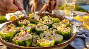 Cette entrée fraîche au concombre transforme mon apéro express en moment convivial digne des terrasses
