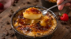 Entre crème brûlée et tiramisu, ce flan au café réunit le meilleur des deux en un dessert irrésistible