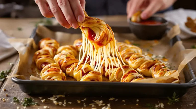 J'ai tordu ma pâte à pizza avant cuisson : en 10 minutes, elle sort filante et dorée, toute la tablée a adoré