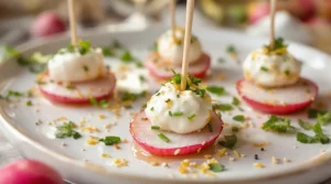 « Je n’avais jamais mangé le radis comme ça » : mes bouchées au chèvre frais et herbes prêtes en 10 min