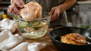 Mes filets de poulet restaient secs malgré la dorure : j’ai supprimé ce geste avant cuisson