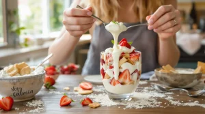Tiramisu aux fraises : remplacez le mascarpone par ce laitage protéiné, vous divisez les calories par deux