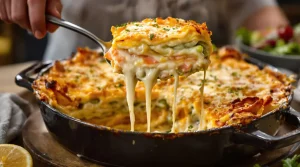 \ »Un plat complet, original qu&rsquo;on peut préparer à l&rsquo;avance !\ » : voici la savoureuse recette de lasagnes aux poireaux