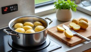 découvrez nos astuces simples et efficaces pour cuire des pommes de terre parfaitement à chaque fois, que ce soit à l'eau, au four ou à la vapeur.