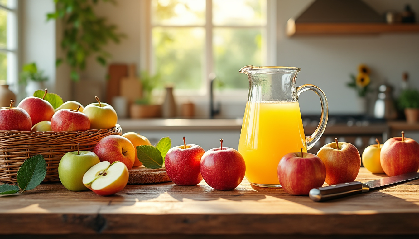 Comment préparer un jus de pomme maison naturel et délicieux découvrez comment préparer un jus de pomme maison naturel et délicieux avec notre guide simple et rapide, pour savourer une boisson saine et pleine de saveurs.