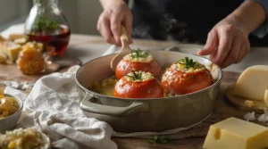 tomates farcies recette de grand-mère avec riz