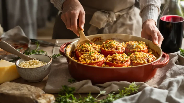 tomates farcies recette de grand-mère avec riz