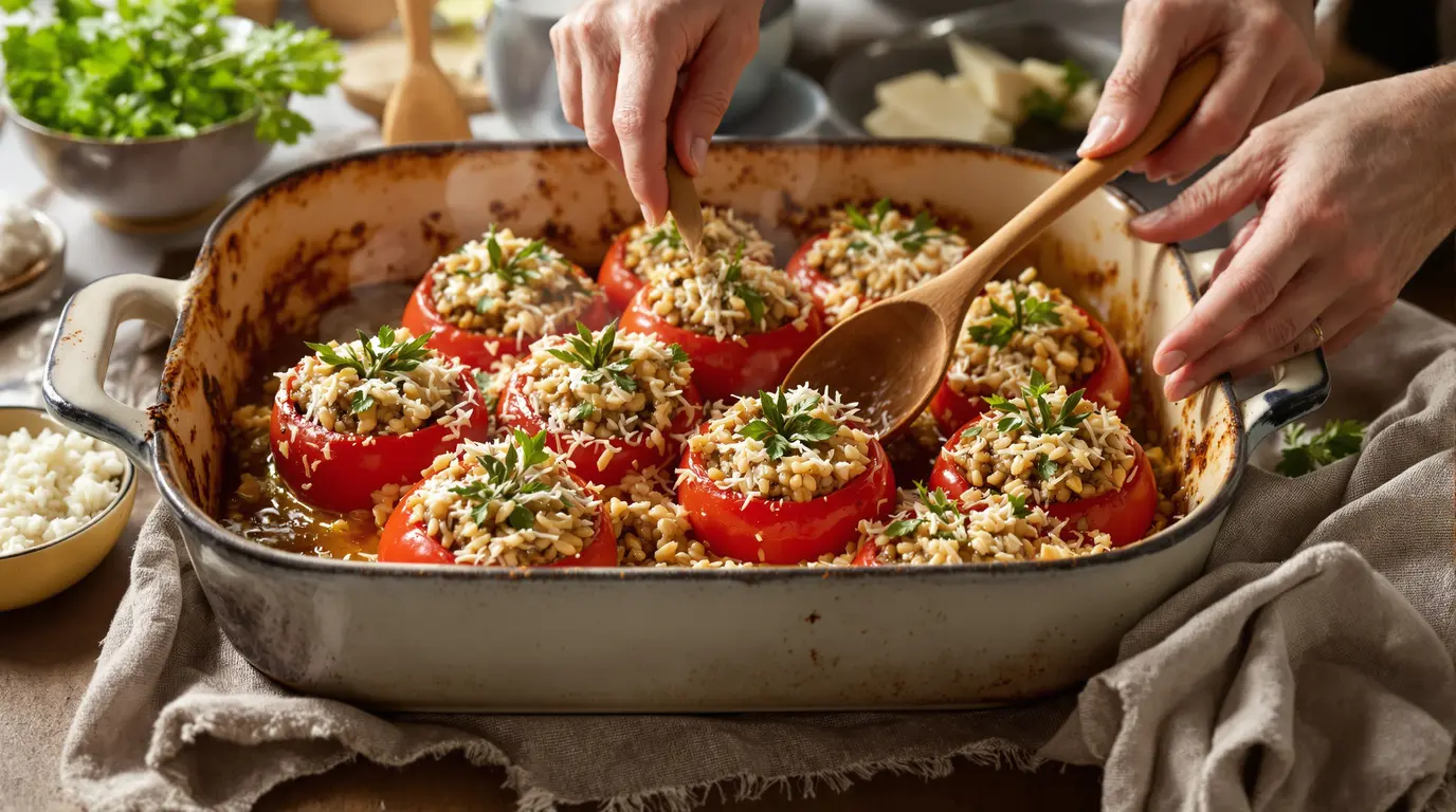 Tomates farcies recette de grand-mère avec riz gourmand tomates farcies recette de grand-mère avec riz