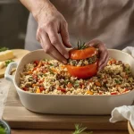tomates farcies recette de grand-mère avec riz