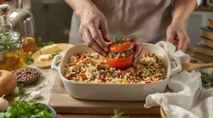 tomates farcies recette de grand-mère avec riz