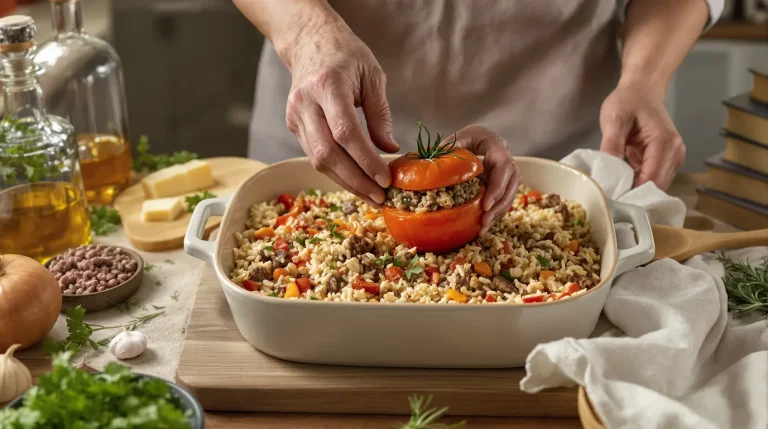 tomates farcies recette de grand-mère avec riz