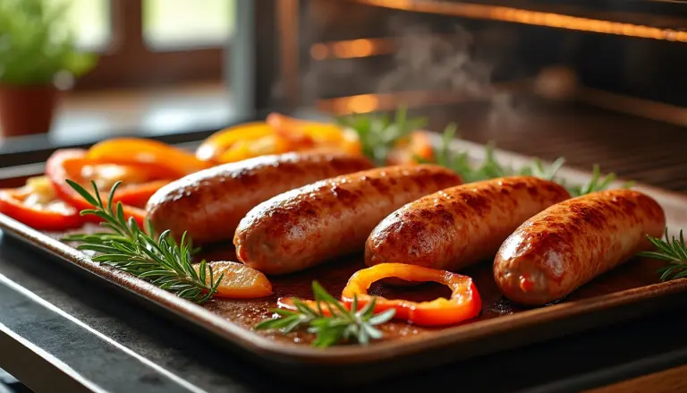 découvrez comment cuire parfaitement des saucisses au four pour un repas savoureux et facile à préparer. astuces et conseils pour une cuisson optimale et un goût délicieux.