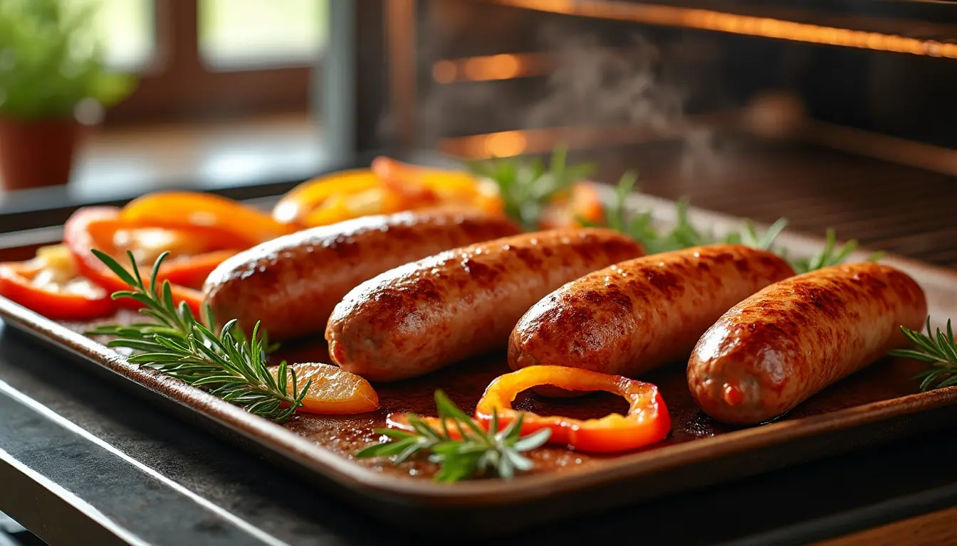 Comment cuire parfaitement des saucisses au four pour un repas savoureux découvrez comment cuire parfaitement des saucisses au four pour un repas savoureux et facile à préparer. astuces et conseils pour une cuisson optimale et un goût délicieux.