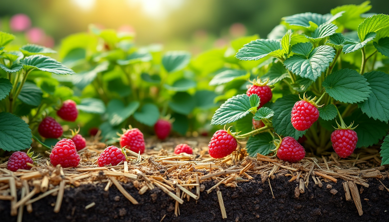 Que mettre au pied des framboisiers pour un jardin sain et productif découvrez les meilleures astuces pour choisir le paillis idéal à mettre au pied des framboisiers et ainsi favoriser un jardin sain et une récolte abondante.