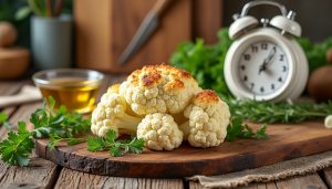 découvrez le temps de cuisson idéal pour obtenir un chou-fleur tendre et savoureux à chaque préparation. astuces et conseils pour une cuisson parfaite.