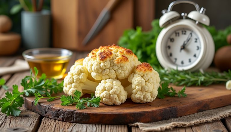 Quel est le temps de cuisson idéal pour un chou-fleur parfait découvrez le temps de cuisson idéal pour obtenir un chou-fleur tendre et savoureux à chaque préparation. astuces et conseils pour une cuisson parfaite.