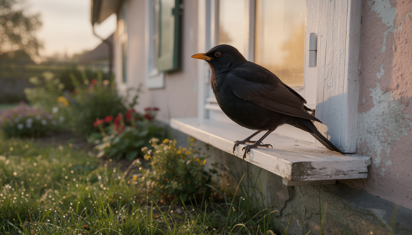 Quelle est la signification de la présence d’un merle noir dans la maison découvrez la signification symbolique et les interprétations liées à la présence d’un merle noir dans la maison, un oiseau chargé de mystère et de messages.