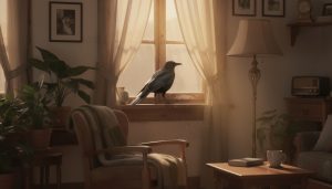 Quelle est la signification de la présence d’un merle noir dans la maison