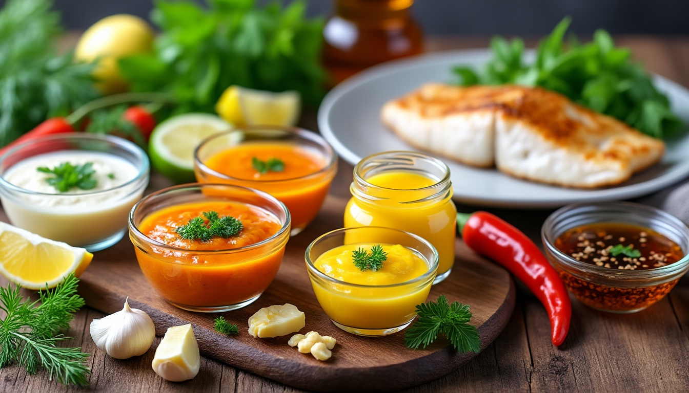 Sauce pour poisson facile : recettes rapides et savoureuses découvrez des recettes rapides et savoureuses de sauces faciles pour accompagner parfaitement vos poissons et sublimer vos plats en un rien de temps.