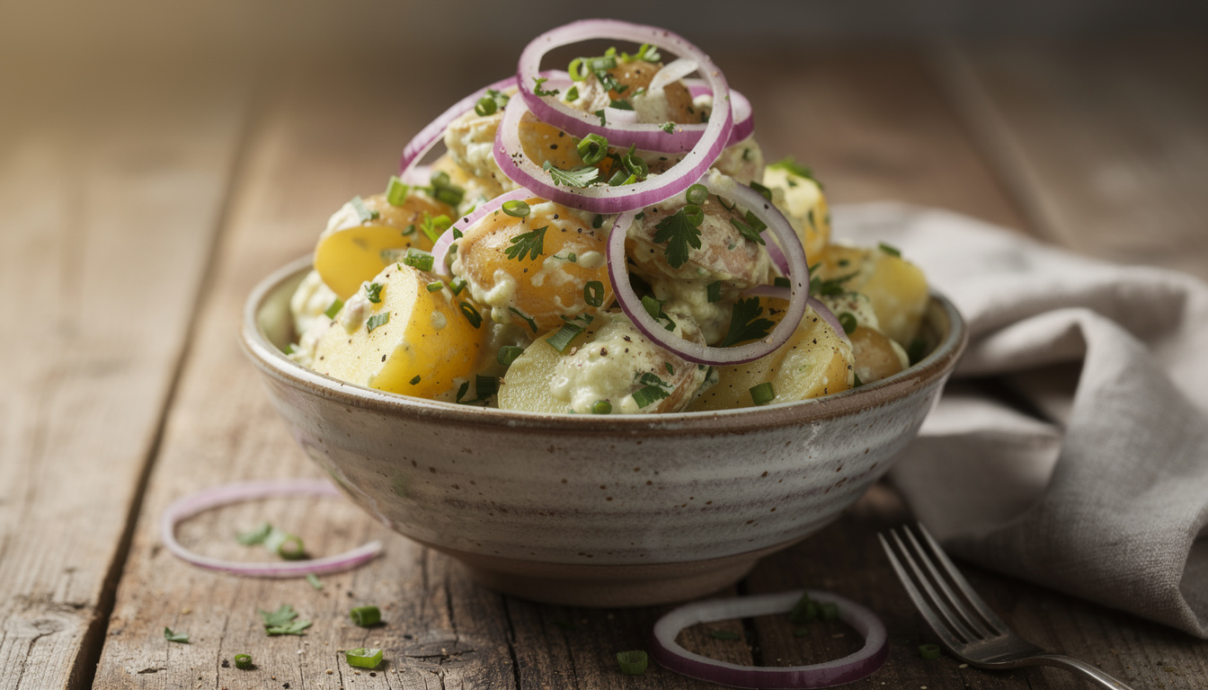 Comment préparer une salade de pommes de terre savoureuse et facile découvrez comment préparer une salade de pommes de terre savoureuse et facile avec notre guide simple et rapide, parfait pour toutes vos occasions.