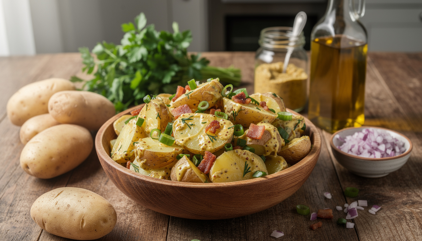 Comment préparer une salade de pommes de terre savoureuse et facile découvrez comment préparer une salade de pommes de terre savoureuse et facile avec notre recette simple, idéale pour vos repas estivaux et vos pique-niques.