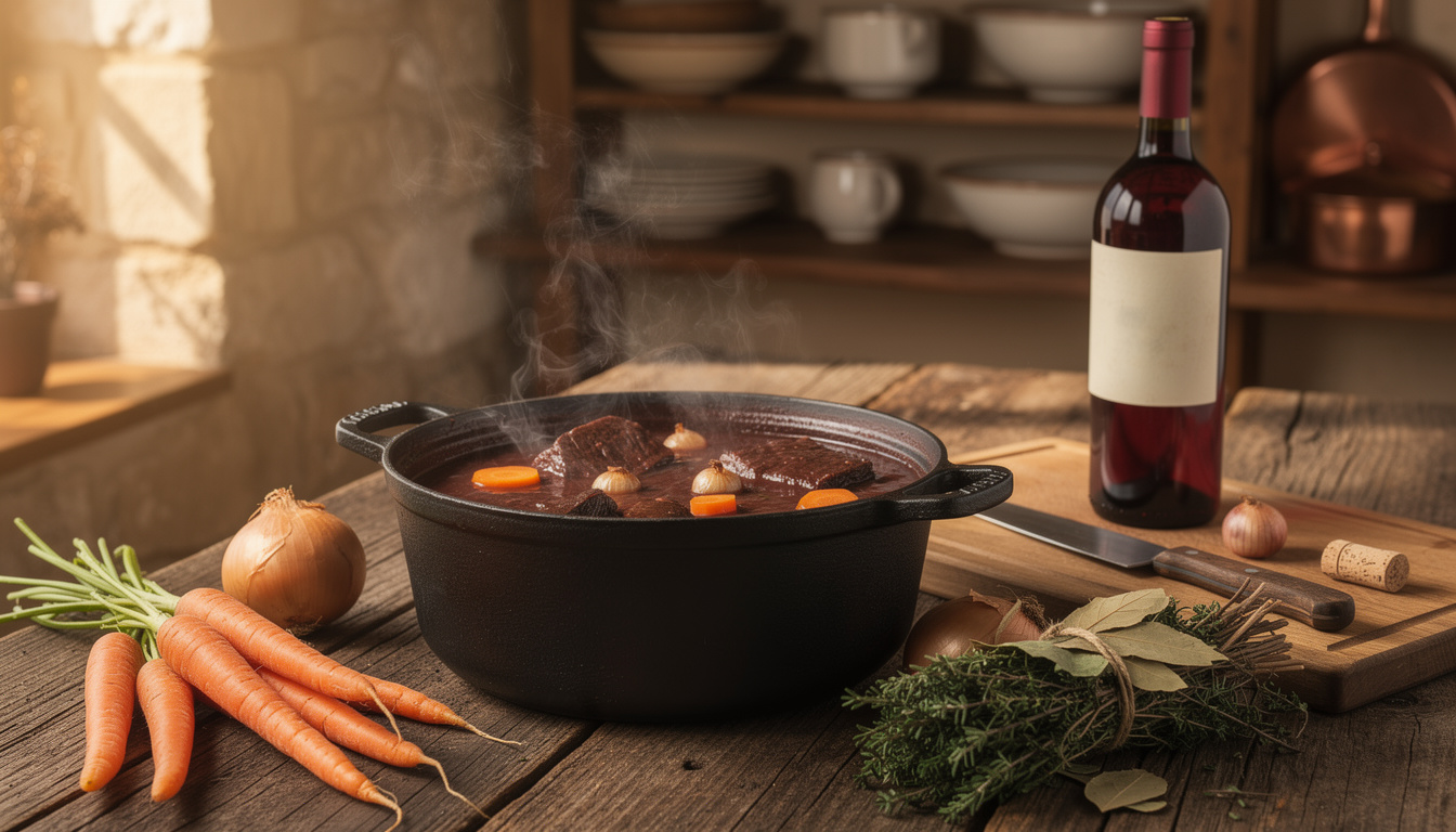 Bœuf bourguignon trop dur : comprendre les causes et ajuster la cuisson découvrez pourquoi votre bœuf bourguignon peut être trop dur et apprenez les astuces essentielles pour ajuster la cuisson afin d'obtenir une viande tendre et savoureuse.