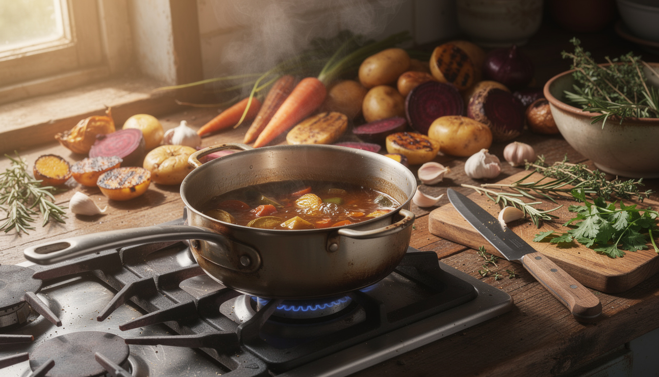 Comment construire une sauce à partir du jus de cuisson des légumes découvrez comment préparer une délicieuse sauce à partir du jus de cuisson des légumes, une méthode simple et savoureuse pour rehausser vos plats naturellement.