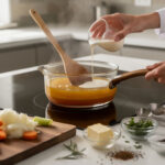 découvrez comment préparer une sauce savoureuse en utilisant le jus de cuisson des légumes, une méthode simple et naturelle pour sublimer vos plats.